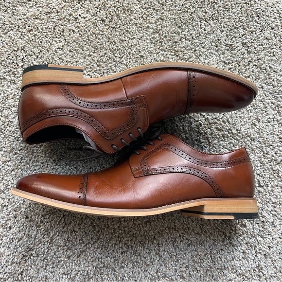 Stacy Adams Men's Dickinson Cap Toe Oxfords - Picture 4 of 6